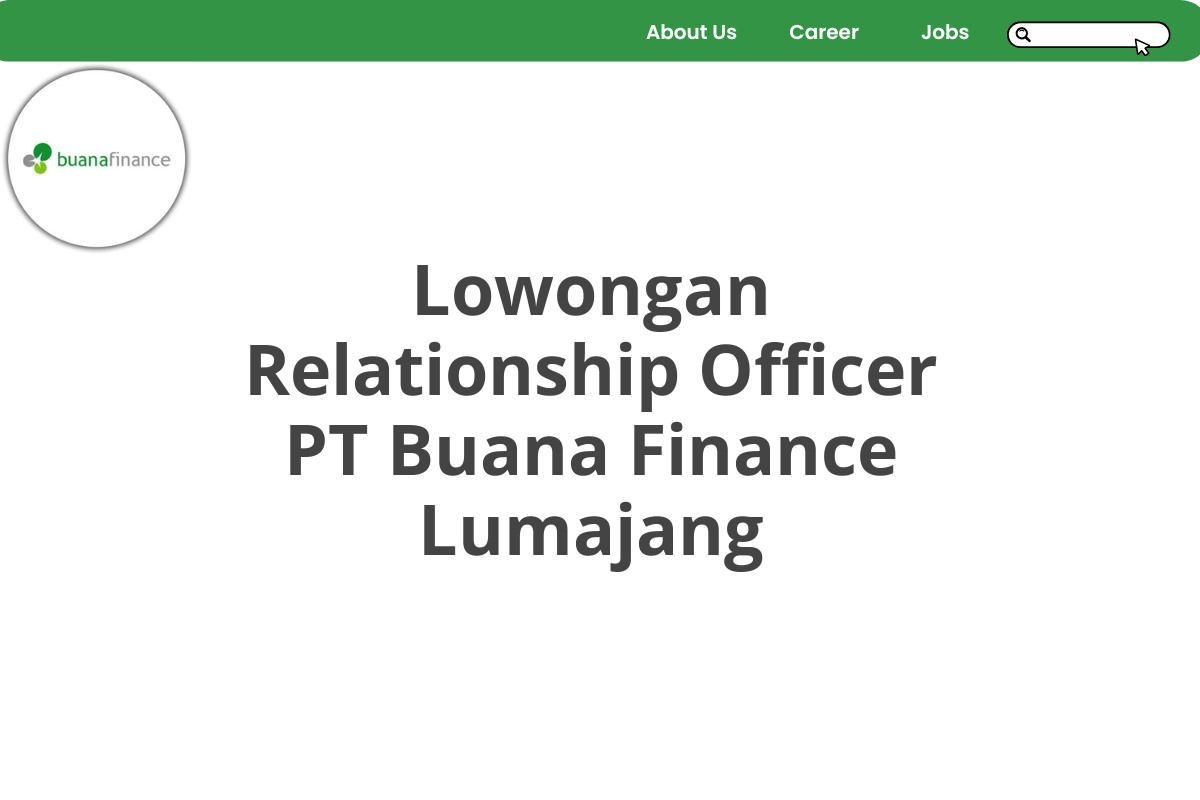 Lowongan Relationship Officer PT Buana Finance Lumajang